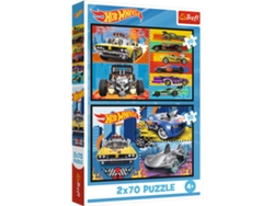 Rompecabezas 2x70 Hot Wheels Cars Trefl 34442 Trefl Puzzle