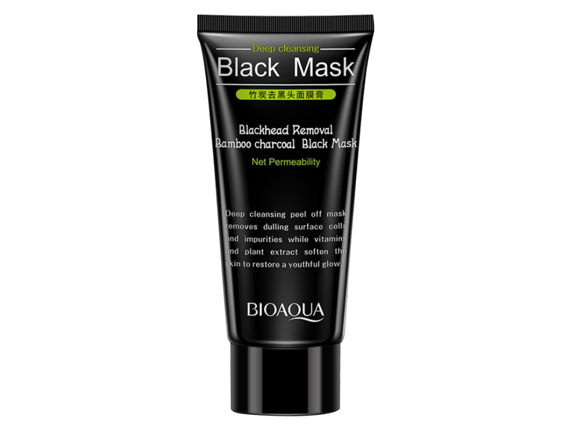 Mascarilla negra desechable para eliminar puntos negros, limpiar poros y rostro y nariz (2 unidades)
