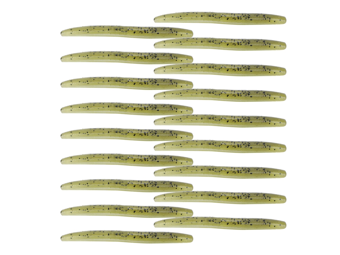 Juego De 3 Piezas De Señuelos Artificiales De Silicona Suave Con Forma De Gusano Para Pesca, Accesorio N.° 5