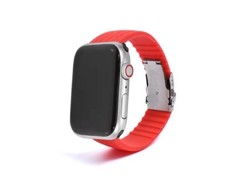 Correa Silicona Líquida para Apple Watch Series 3 38mm Rojo