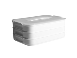 Recipientes Para Alimentos, Caja De Almacenamiento Para Nevera, Organizador De Nevera, Tapa Para Bizcochos, Caja Para Congelador Webake