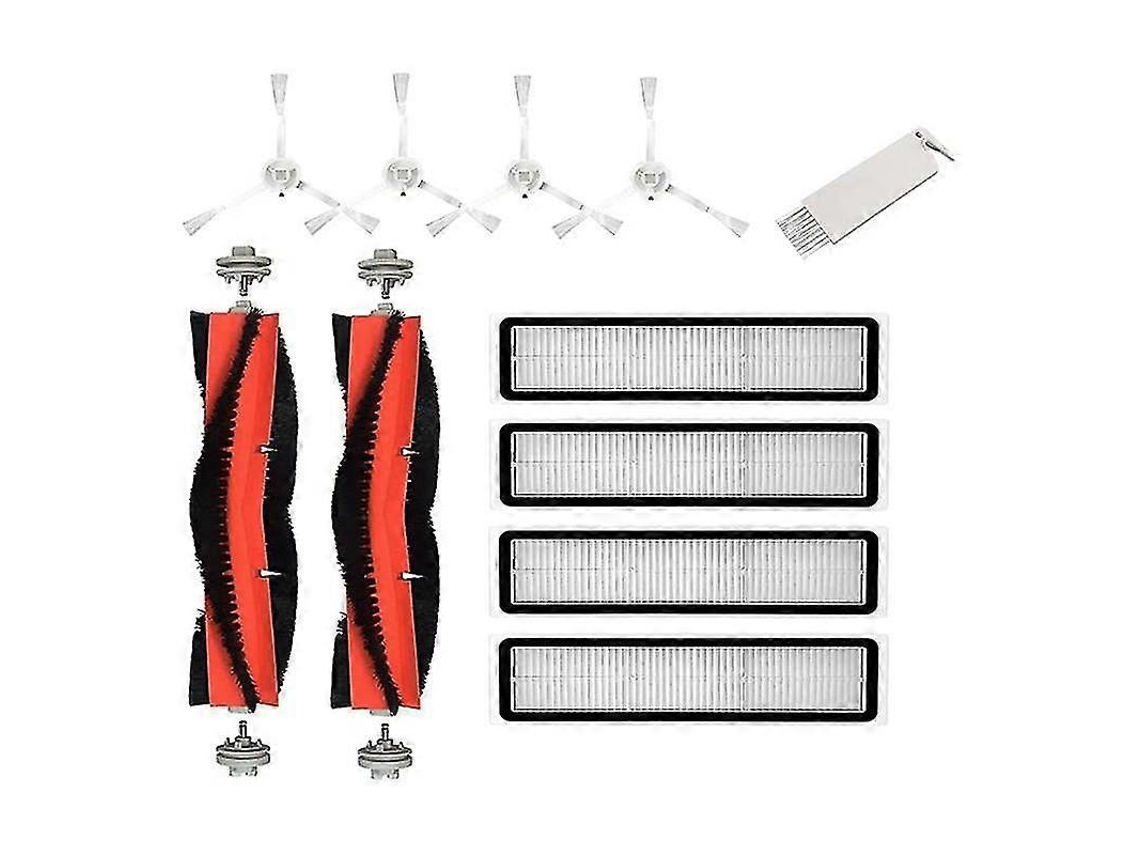 Cepillo principal, cepillo lateral, filtro HEPA compatible con los accesorios de la aspiradora D9.