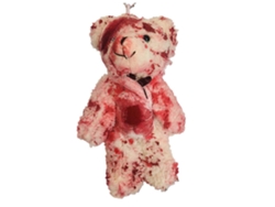 Llavero De Halloween Con Forma De Oso Sangriento, Colgante De Algodón Decorativo De 13 Cm.