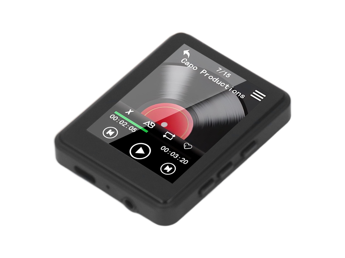 Reproductor MP3/MP4 Yizhood T7 de 2,4 pulgadas con tarjeta TF de 8 GB (negro)