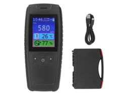 Detector De Co2 3 En 1, Monitor Portátil De Calidad Del Aire Con Medición De Temperatura Y Humedad.