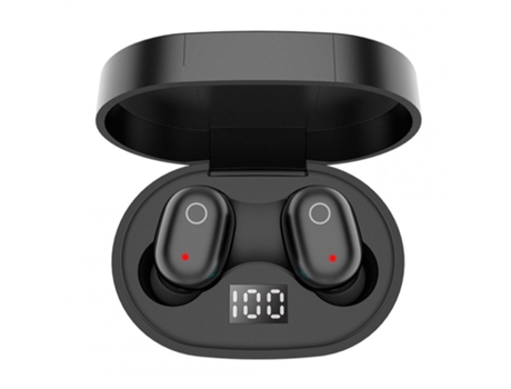 Auriculares Bluetooth True Wireless F2 Touch-Control True Wireless 5.0 Compatible con Dual In-Ear Tipo Pantalla digital Deportes Impermeable Negro