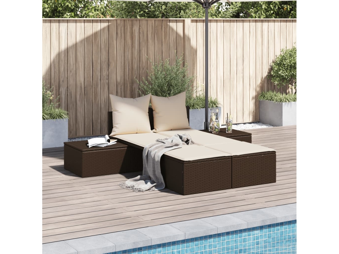 Sillón reclinable doble con cojines HARLANV1