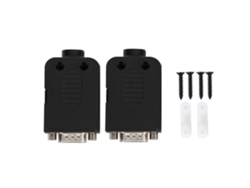 Kit De Módulo De Señal Con Conector Macho Db9, 2 Unidades Con Cubierta Negra Db9-g-8a