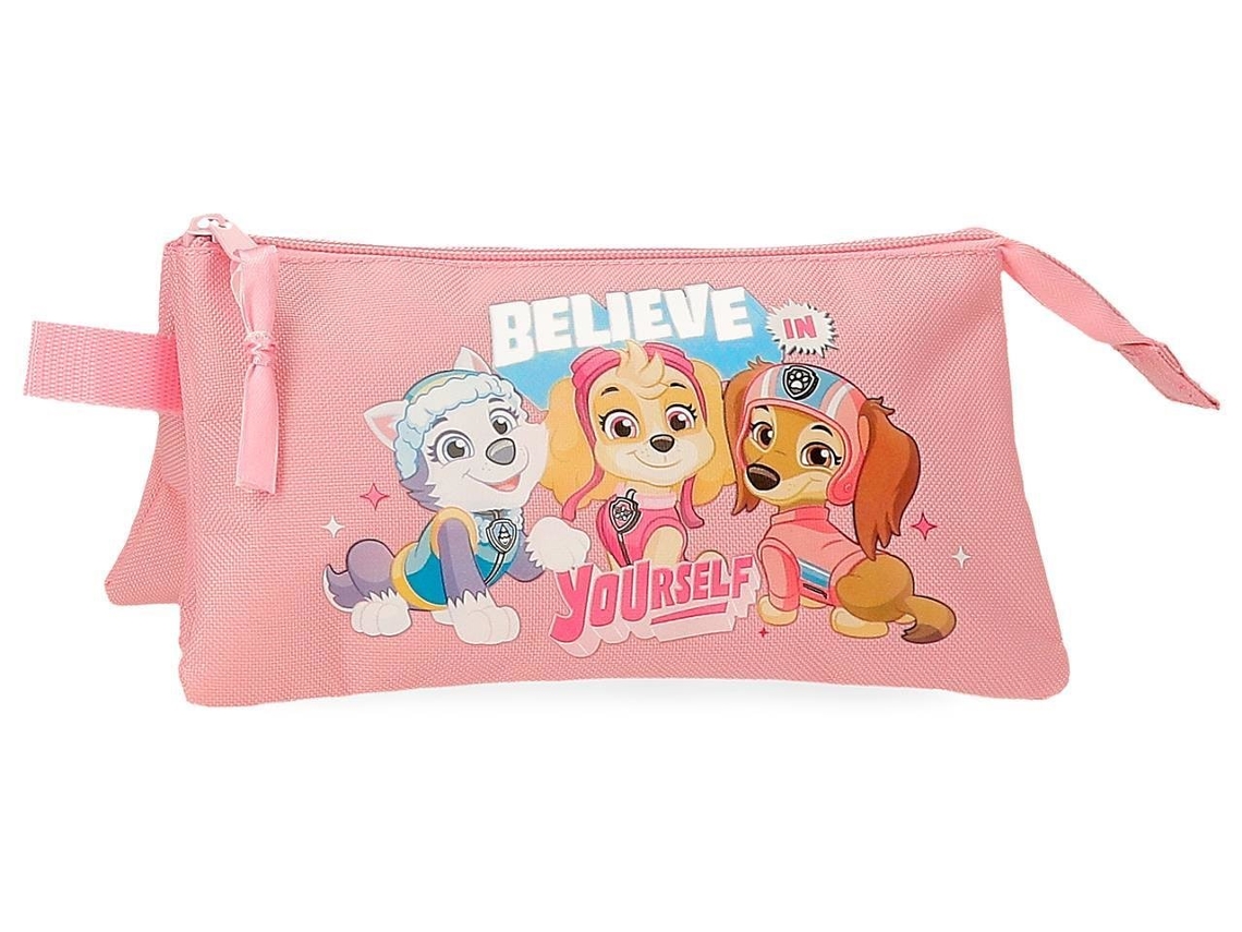 Nickelodeon Estuche Escolar Paw Patrol Believe In Yourself Poliéster Rosa