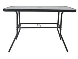 Mesa de jardín de cristal Mesa de comedor 110x55 Vcm