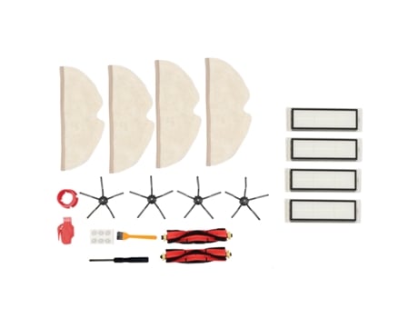 Ad-Kit de accesorios de 24 piezas para Xiaomi Mi Robot Roborock S50 S51 S5 S6 E25 E20 E35 Mijia Aspiradora Robótica de repuesto