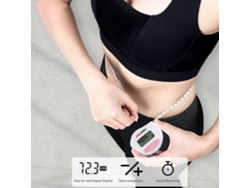 Cinta Métrica Digital Gemred Para Medir Cintura Y Grasa Corporal Rosa