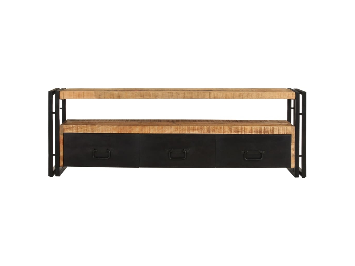 Maison Exclusive - Mueble De Tv Madera Maciza De Mango 120x30x40 Cm