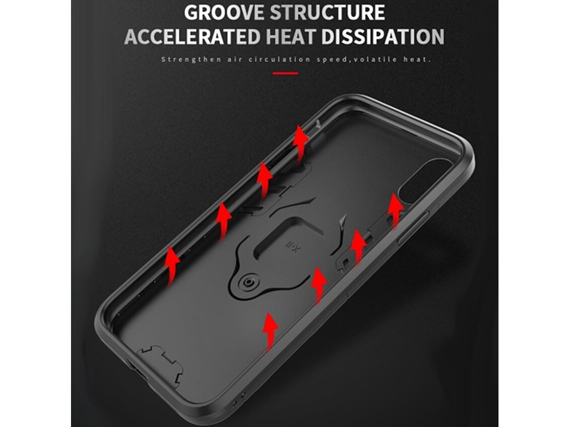 Kit Soporte Magnético Con Patas Funda De Protección Militar Magnética Para Xiaomi Mix 4