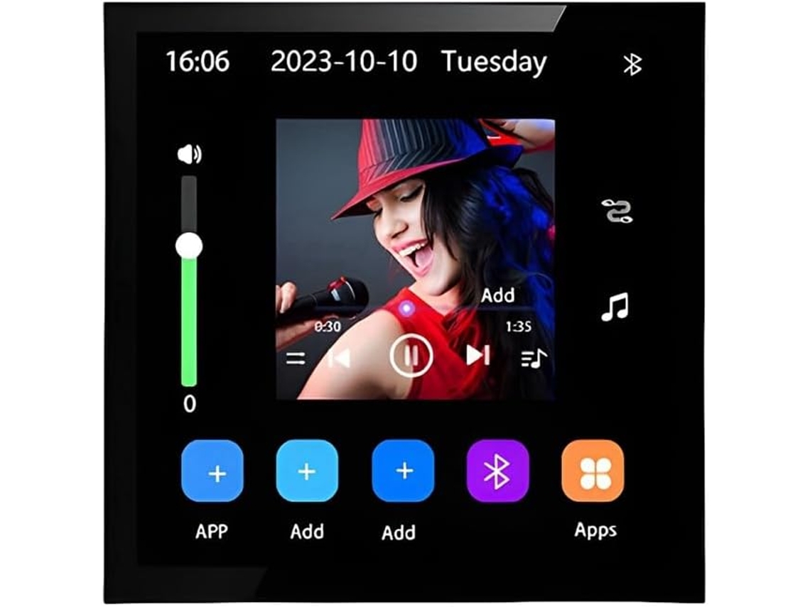Sistema De Cine En Casa Con Pantalla Táctil De 4 Pulgadas, Android 10, Eshare, Wifi Y Bluetooth.