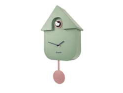 Reloj de cuco menta, rosa y blanco Reloj pared Reloj pared original para regalo 3 Pilas AA no incluidas Medidas: 21,5x8x41,5Plástico ABS FISURA