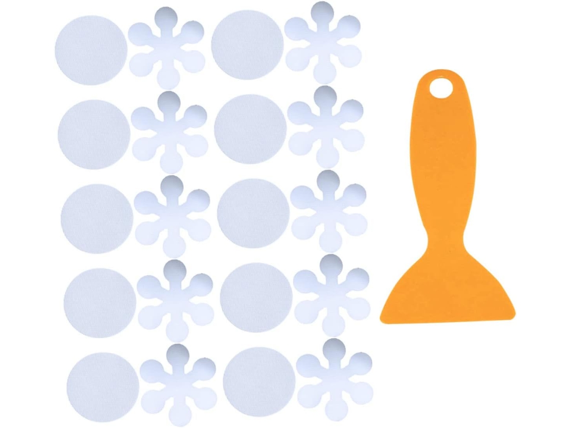 Juego De 3 Pegatinas Antideslizantes Para Suelo De Baño, Fáciles De Instalar, Para Escaleras Y Piscinas.