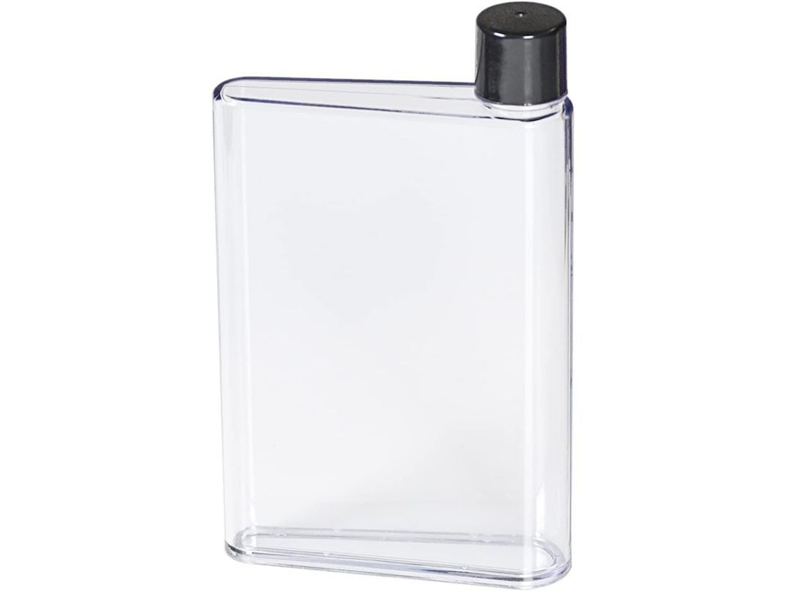 Botella De Agua Portátil Transparente Reutilizable Sin Bpa Anti Fugas 350ml Para Moda