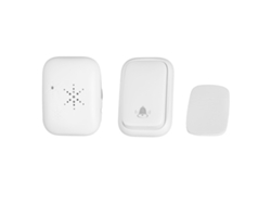 Timbre Inalámbrico Blanco Autoalimentado Para Hogar, Edificio, Villa, Enchufe Europeo 100-230v