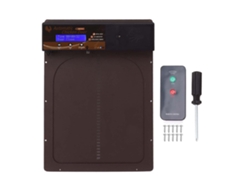 Puerta Automática Para Gallinero Con Sensor De Luz, Temporizador Y Control Remoto.
