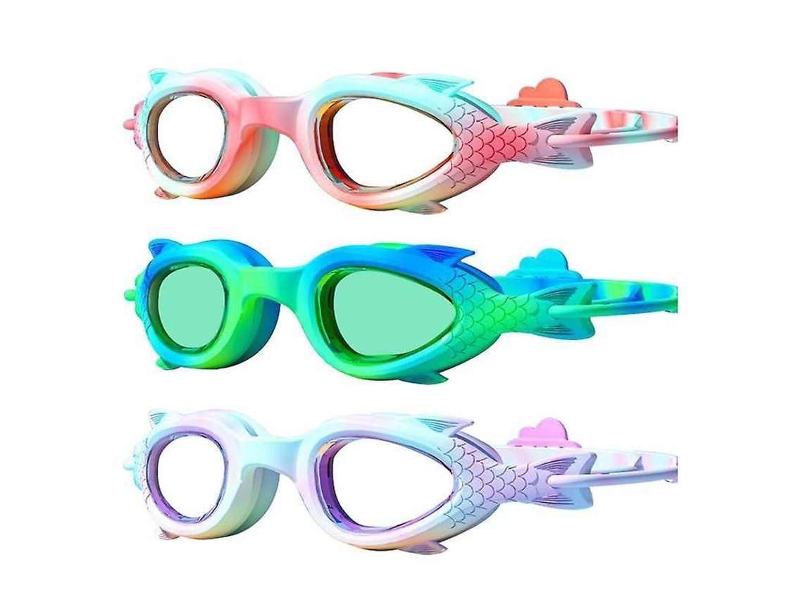 2026-gafas De Natación Para Niños Ermaid Antideslumbrantes Lentes Hd Ajustables Silicona Resistente Al Agua