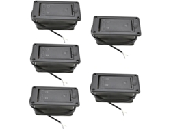 Estuches De 5 Piezas Con Compartimento Para Baterías De Guitarra Y Micrófonos.