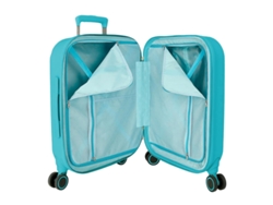Equipaje de cabina / Trolley 55cm 4r Enso Stitch Juguetón Turquesa
