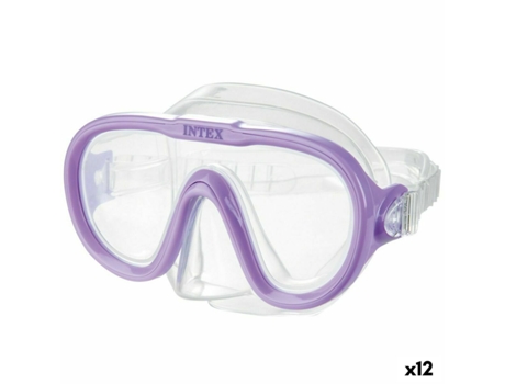 Gafas de Snorkel Intex Sea Scan Morado (12 Unidades)