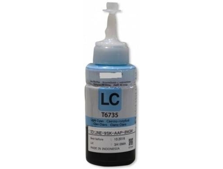 Tinta para EPSON EcoTank T6735 Cian Claro 70ml (C13T67354A)