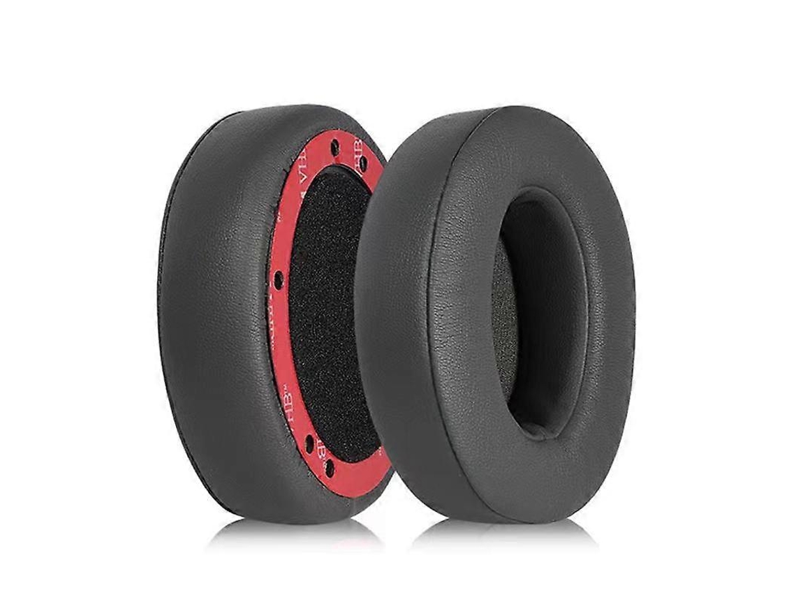 1 par de protectores de oídos de repuesto de cuero proteico de 26 mm de grosor para Beats Studio 3/2