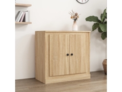 Aparador De Madera Contrachapada Roble Sonoma 70x35,5x67,5 Cm