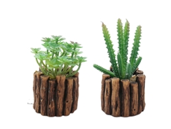 Bonsái suculento simulado, adornos creativos, flores artificiales para decoración de interiores, 2 uds. NEVEANCE