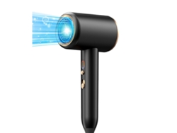 Secador de Pelo 2400 W con Difusor y Boquilla Concentradora Motor Ultra Silencioso para Salón de Hogar Negro YEMAESRE