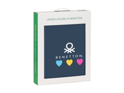 Set de Papelería Benetton Love 2 Piezas Azul marino