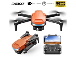 Mini dron RG107pro 1080p con batería de 15 minutos y cámara naranja Bestvite