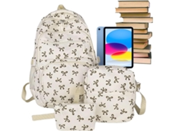 Mochila De Moda Para Mujer Elegante Con Lazo Bonita Gran Capacidad La Ciudad El Trabajo Avi N Universidad Actividades Al