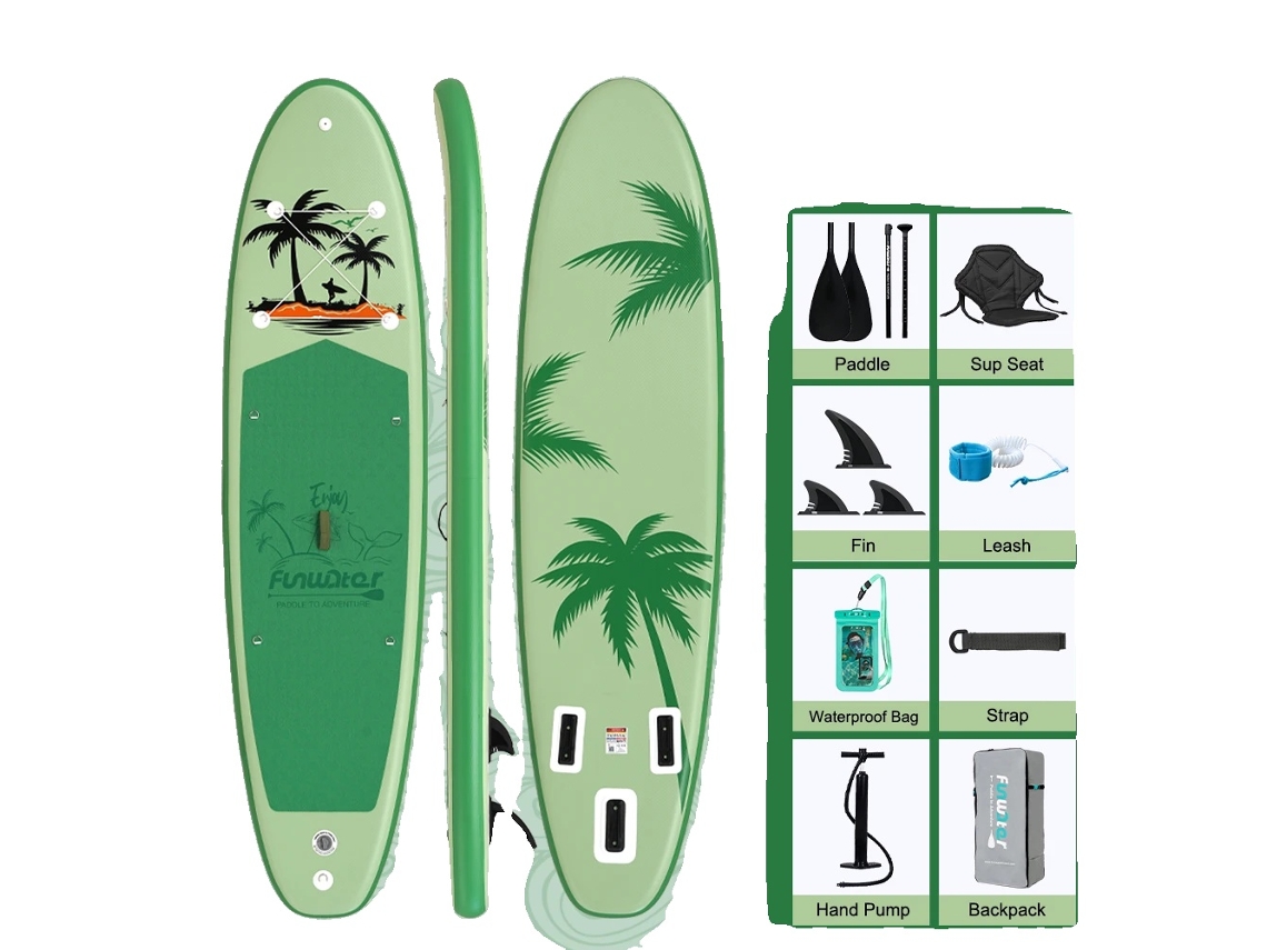 Tabla de paddle surf hinchable, material de PVC resistente, superficie antideslizante, Supfw37c, Supfw37c (335x84x15cm) OEM (335x84x15cm)