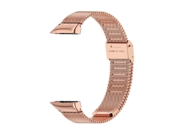 Correa Smartwatch para Huawei Band 6 / Honor Band 6/7 MIJOBS Milan Acero Inoxidable (Oro Rosa)