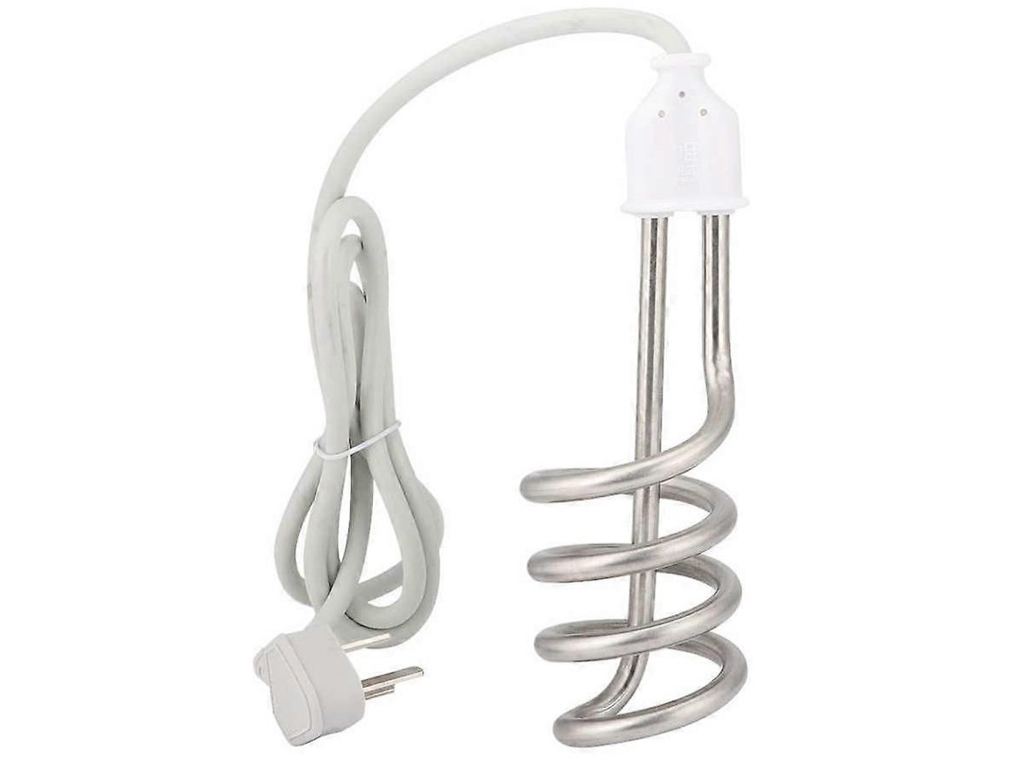Calentador de agua doméstico por inmersión GOKOCO de 2500 W, de acero inoxidable, con elemento calefactor de alta potencia y enchufe australiano de 220 V.