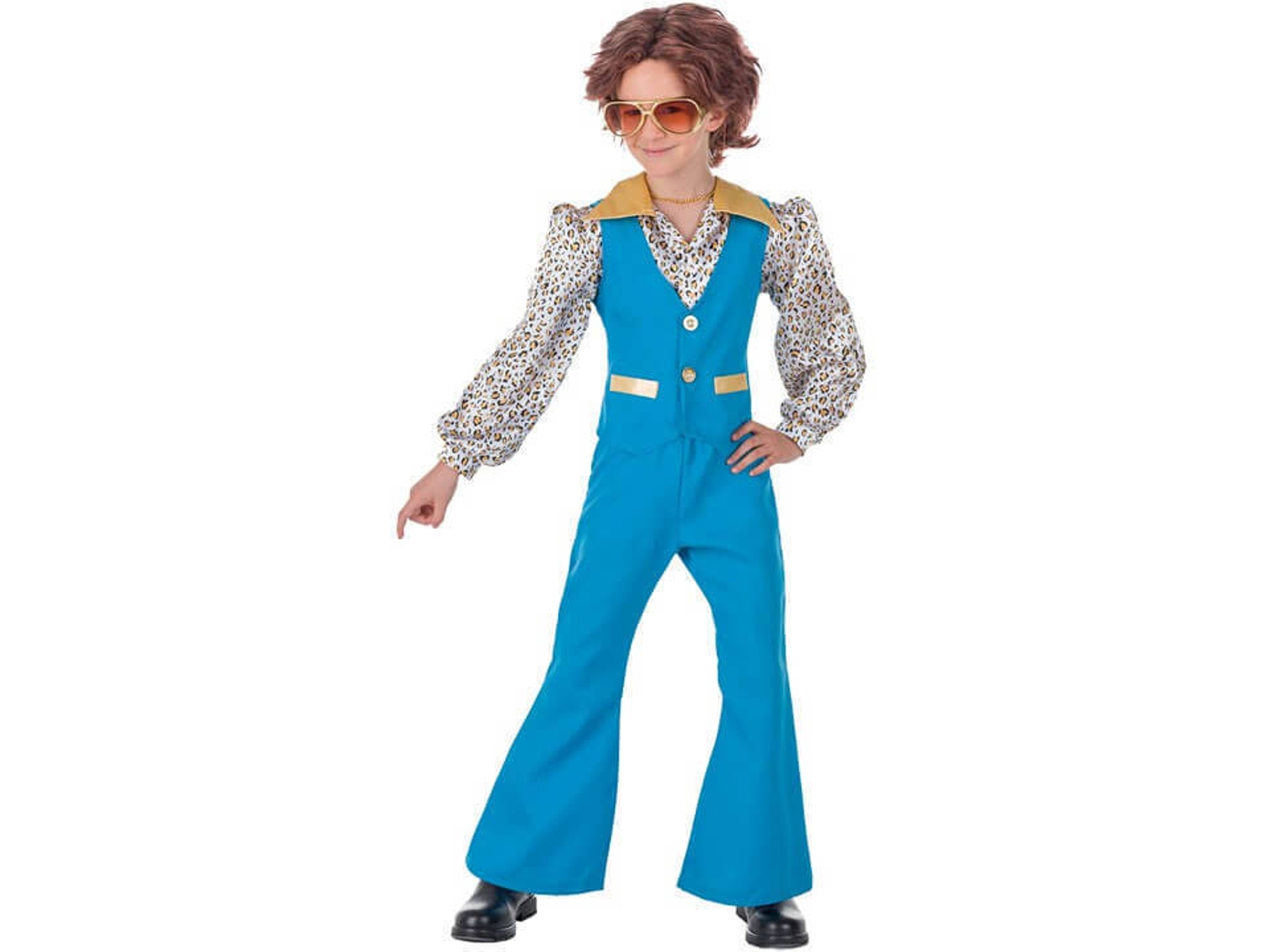 Disfraz de Niño DISFRAZZES Bailarín Años 70 (Talla: 5 a 6 años)