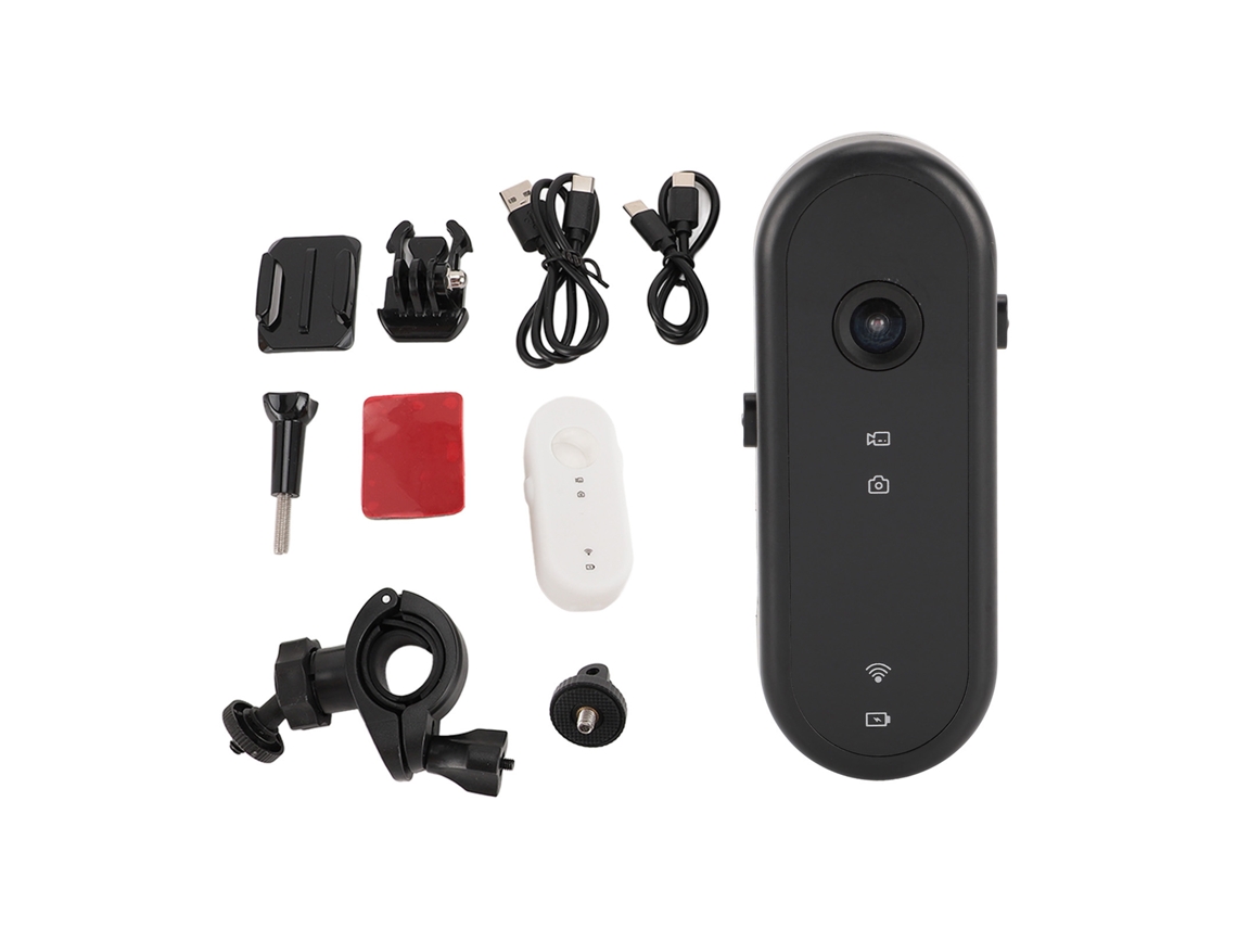 Cámara Deportiva Pequeña 1080p Con Montaje Para Casco Y Bicicleta Grabadora De Video Portátil Para Deportes Al Aire Libre