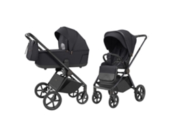 Carrello Ultra Crl 6527 - Cochecito de bebé 2 en 1 (negro basalto)