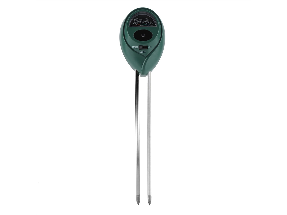 Medidor De Humedad Del Suelo 3 En 1 Con Sensor De Ph Y Luz Para Jardín Y Plantas.