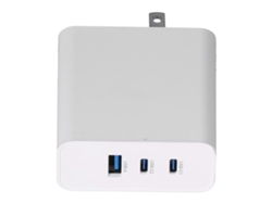 Cargador Gan Pd De 65 W Con 3 Puertos Usb-c Pd 3.0, Carga Rápida Para Teléfonos Móviles Y Portátiles, 100 V-240 V Rhpd65w