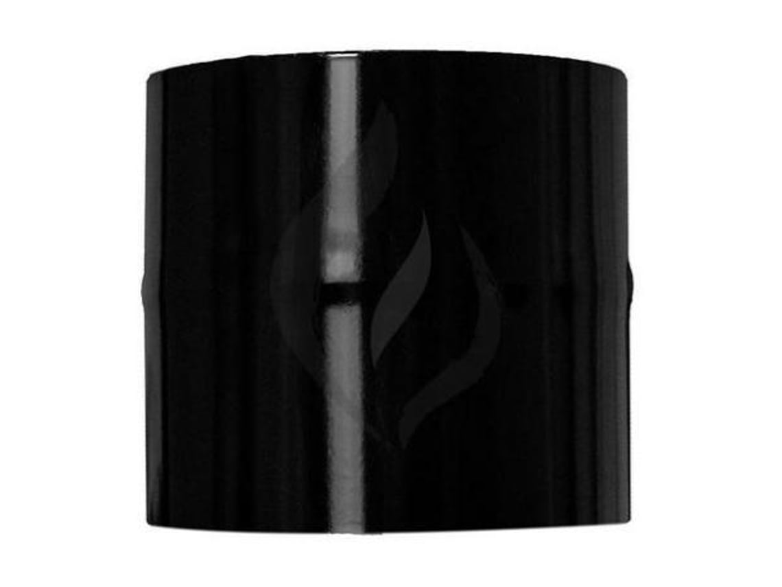 Manguito antigoteo estufa vitrificado negro 120mm antiv120