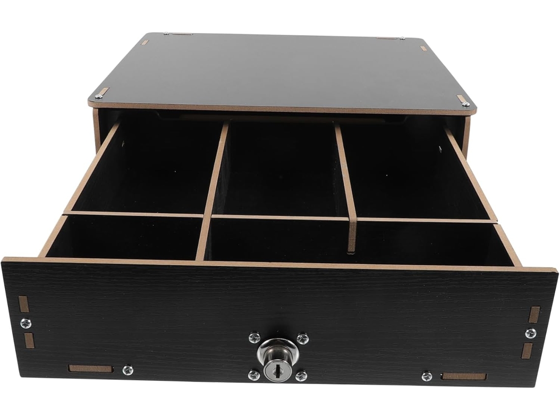 Caja De Madera Resistente Para Guardar Dinero En Efectivo Y Documentos De Oficina (reemplazo)
