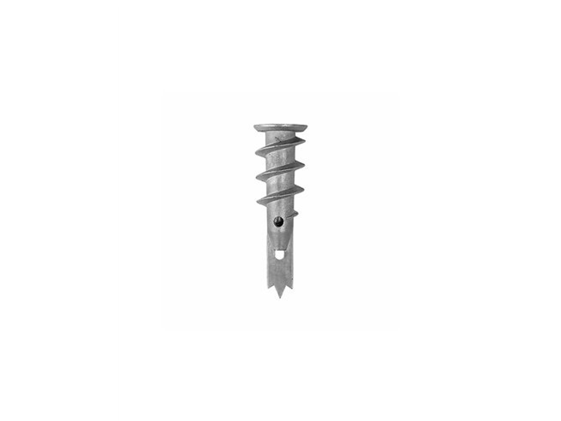 Tacos metálicos para pladur, 13x37 mm, capacidad de carga de 8 kg, instalación sin taladrar, 100 unidades. Índice