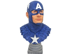 Accesorios DIAMOND COMIC DISTRIBUTORS Legendas en 3D Marvel Capitán América Busto