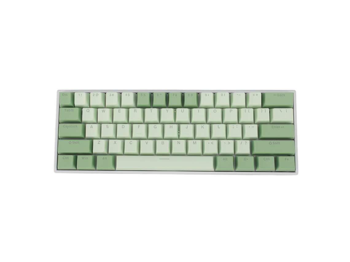 Teclado mecánico Baoj-2026, 60%, 61 teclas, interruptor rojo, con cable USB, RGB para Windows Harmony's
