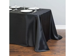 Toalha De Mesa De Cetim Sobreposta Para Festa